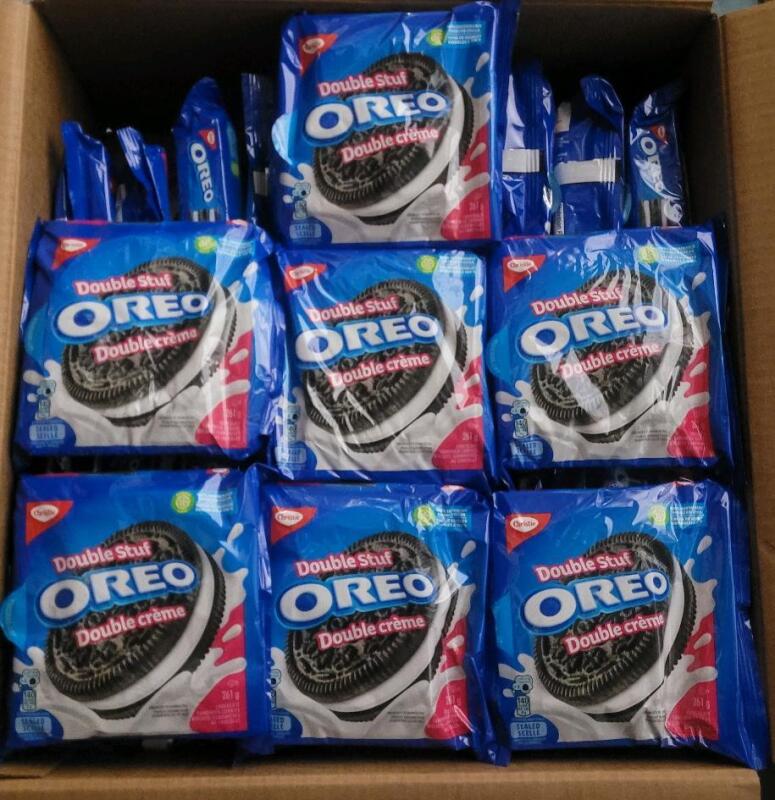 [BB 2025 MR 18] 33 Packs OREO Double Stuff Cookies , 261g. Each .