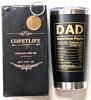 New BEST DAD EVER Father's Day / Dad Appreciation Travel Tumbler & Keychain Gift Set - 2