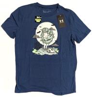 New Size YLG Boy's UNDER ARMOUR Loose Glow in the Dark Graphic Tee
