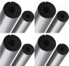 8 New 15.5" Long &times; 1" Inner Diameter Split Foam Pipe Insulation With Insulated Tape, 2 Packs of 4