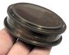 New Brass Compass With Screw on Lid in Wooden Gift Box, Compass 2 ⅜" in Diameter - 4