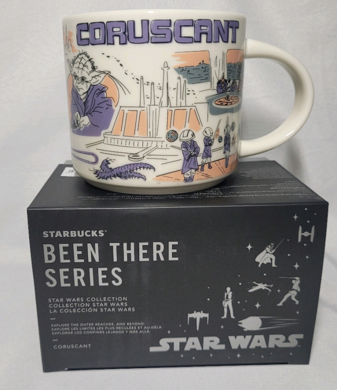 STAR WARS Starbucks ' CORUSCANT' Coffee Mug with Box - New