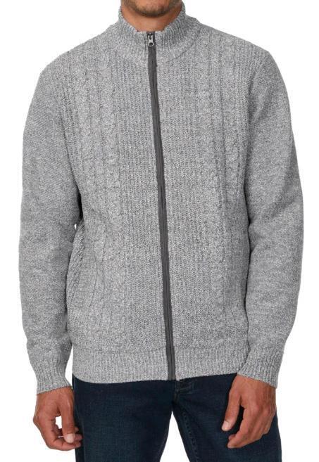 New sz Large Men's BUFFALO FULL ZIP SWEATER