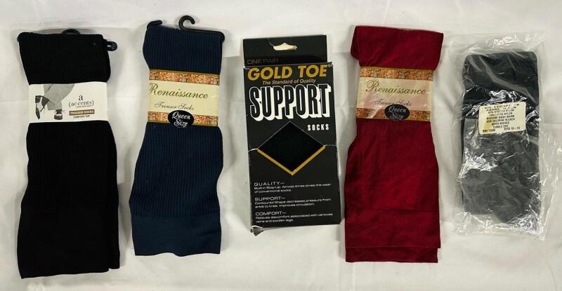 5 Pairs of Dress Socks/Trouser Socks, Various Sizes