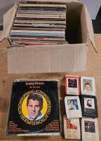50+ LP Record Albums & 10 8-Tracks . Adult Contemporary , Country ,
