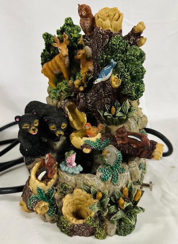 Forest Scene Water Fountain/Music Box - See Description