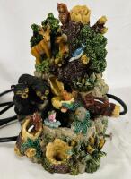 Forest Scene Water Fountain/Music Box - See Description