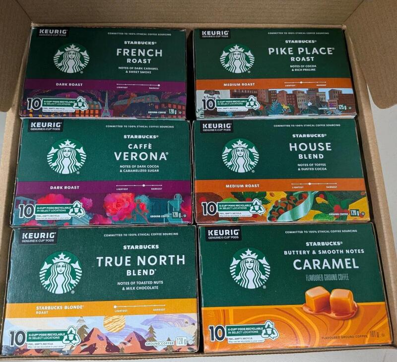 [BB between 2025 Mar & 2025 May] 60 New Starbucks Coffee K-Cups.