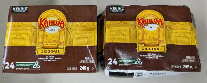 [BB 2025/AL/16 & 2025/AL/17] 48 New Kalua Cafe K-Cup Coffee Pods.
