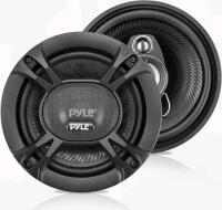 New PYLE PL513BK Three-Way Sound Speaker System, One Pair 5.25" Three-Way Triaxial Loud Audio, Universal OEM Quick Replacement Component Speaker Vehicle Door/Side Panel Mount Compatible, No Box