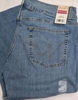 New sz 33/15 x 34 Women's Wrangler Western Mid Rise Stretch Straight Leg Jean