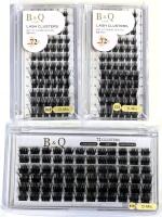 3 New 72-Packs B&Q Lash Clusters : 2&times; B28 D-Mix & 1&times; B16 D-Mix