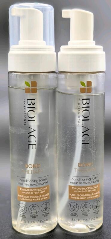 2 New BIOLAGE Bond Therapy Conditioning Foams, Some Volume Lost During Transit