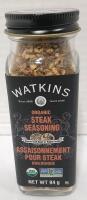 {Exp 10/2026} New Watkins Organic Steak Seasoning 94g, USDA Organic, Non-GMO, Glass Jar