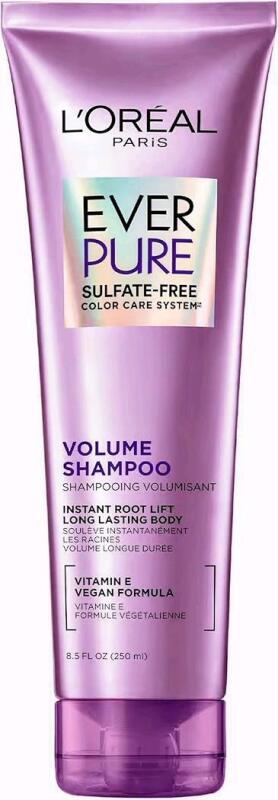 New L'OREAL Ever Pure Sulphate-Free Color Care System Volume Shampoo, Long Lasting Root Lift 250ml