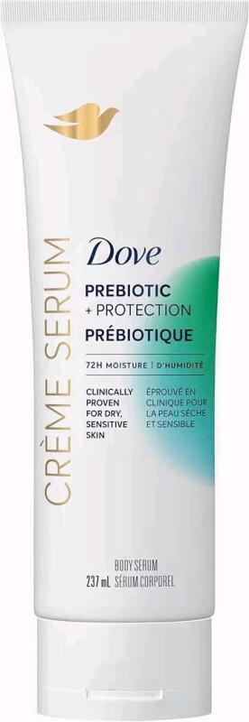 New DOVE Prebiotic + Protection 72H Moisture Body Serum 237ml