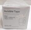 Two (2) Packs New Baseline Invisible Tape Rolls , &frac34;"&times;1000" - 3