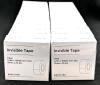 Two (2) Packs New Baseline Invisible Tape Rolls , &frac34;"&times;1000"