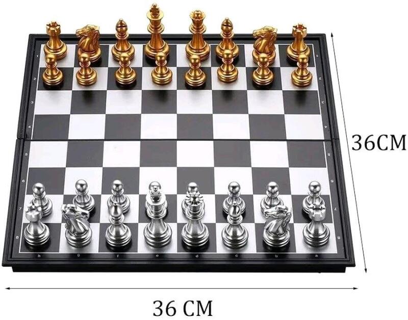 New Magnetic Folding Travel Chess Set