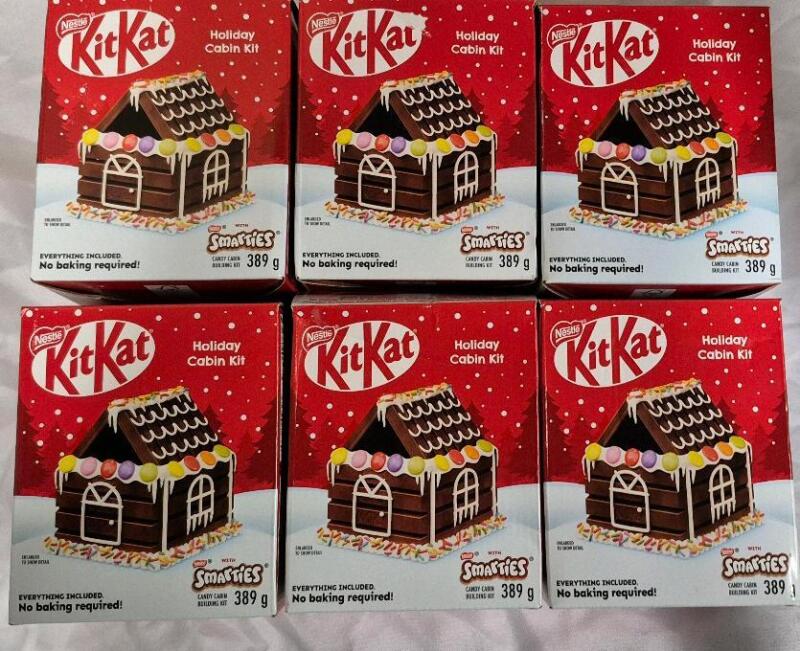 (BB2025MR01) 6 New Kit Kat Holiday Cabin Kit