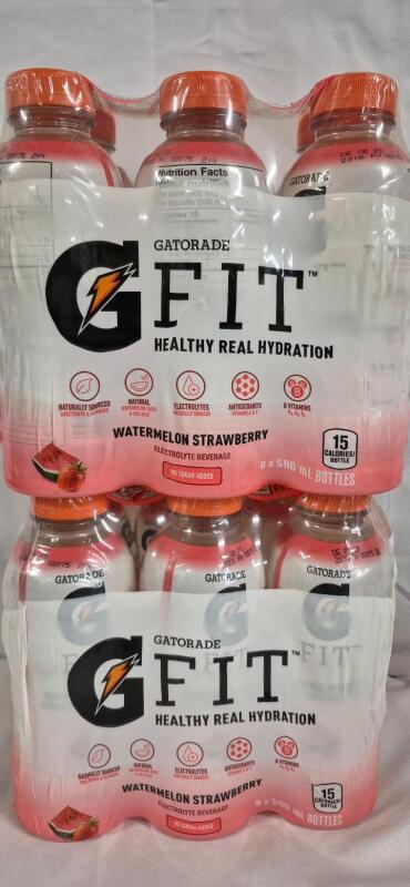 [BB 2025 DEC 25] 12 New Gatorade GFit Watermelon Strawberry No Sugar Added