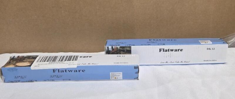 2 new Flatware Gold Tone Dinner Knifes