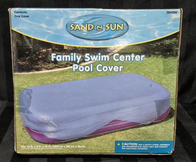 New Sand n Sun Family Swim Center Pool Cover for 10ft by 6ft