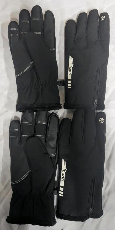 2 Pairs Size Small - New Touchscreen Winter Gloves