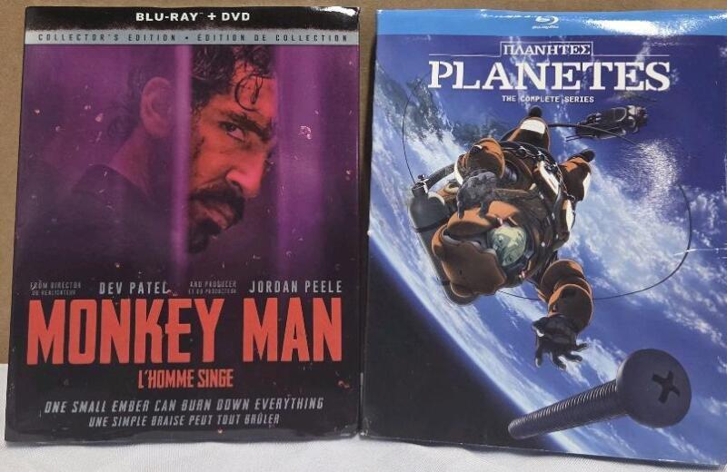 New BlueRay + DVD Monkey Man & Planetes The Complete Series