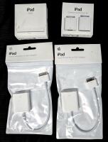 4 New Sealed APPLE iPad Accessories: Dock A1362, Canera Connection Kit A1362 A1358 & 2 Dock Connector to VGA Adapters A1368