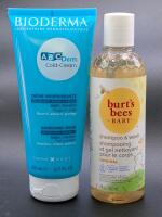 [EXP 09/2026] New BURT'S BEES BABY Shampoo / Wash & BIODERMA ABCDerm Cold Cream For Babies & Children