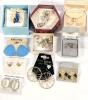 Vintage Brooches & Pierced Earrings
