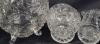 Vintage Crystal Zajecar Yugoslavia 3-Piece 24% Lead Cut Crystal Candy Jar + Sugar Bowl, Creamer - 3