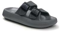 New Size 15&ndash;16 Women's Weweya Double Buckle EVA Slide Sandals, Gray, Unisex