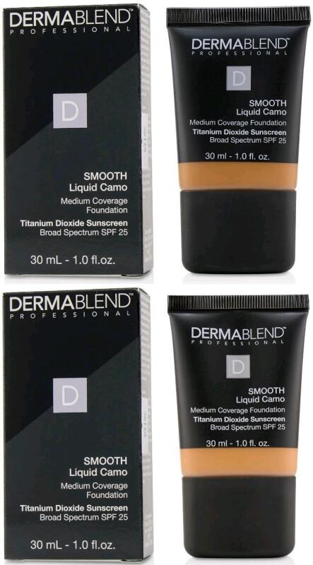 [EXP 05/2025] 2 New DERMABLEND Smooth Liquid Camo Foundations: 65N Cafe & 55W Copper
