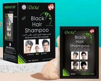 [EXP 07/2027] DEXE As-Seen-On-TV Unisex BLACK HAIR SHAMPOO, 10&times; 25ML Dye Packets