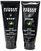 2 New Herban Cowboy Dusk Aloe Shave Creams