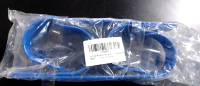 New 4 Pool Pole Holder Hooks Set, Blue Plastic, Wall Mount, Fits Nets & Hoses, New, Serial X00321R3VL