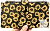 New Feith & Felly Sunflower Women's Card Case Wallet with Tons of Room For Cards + 2 Zippered Sections For Coins or Cash - 2