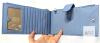 New Feith & Felly Light Blue Women's Card Case Wallet with Tons of Room For Cards + 2 Zippered Sections For Coins or Cash - 2