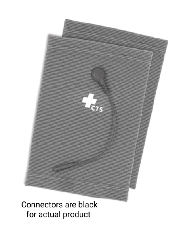 New Conductive Therapy Surgical Grade Garment Electrodes: 2 Elbow / Arm Sleeves (One Size Fits Most)