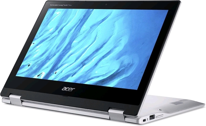 New ACER Convertible Chromebook Spin 311: Pure Silver w 11.6" HD Multi Touch LCD Panel