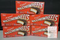 [BB 2025 FEB 12] 5 New Packs Dare Original Wagon Wheel Snacks . 5 Packs - 9 Per Pack . All Sealed
