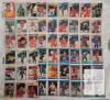 1983 - 1989 O Pee Chee NHL Hockey Trading Card Singles , 54 Trading Cards