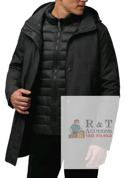 New Size LG Men's HUNTER 1898763 3-in-1 Jacket, Removable Outer Shell, Puffer Jacket Within