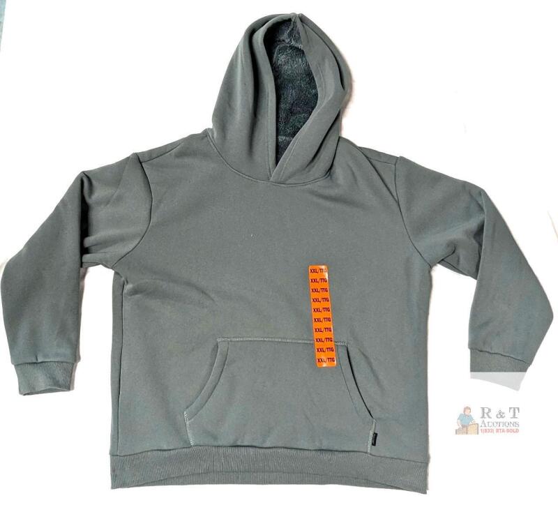 New Size XXL Men's RealTree Fuzzy Lined Cotton Blend Hoodie