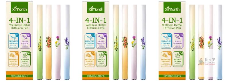 [exp 2028] New Packs XiMonth 4-In-1 Wellness Herbal Diffusion Pens