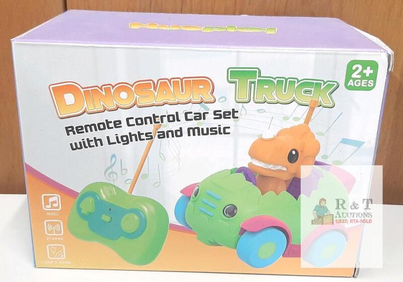 NEW Nuelplay K06 Remote Control Dinosaur Truck Toy, 27MHz, Lights, Music, Ages 2+, Model K06