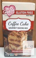 {BB AUG 2026}Gluten Free Coffee Cake Mix 21oz XO Baking Co, Rice Free, Kosher, Non-GMO, Includes Crumb Topping