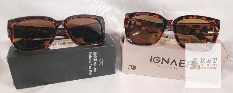 Two (2) New Ladies Sunglasses .